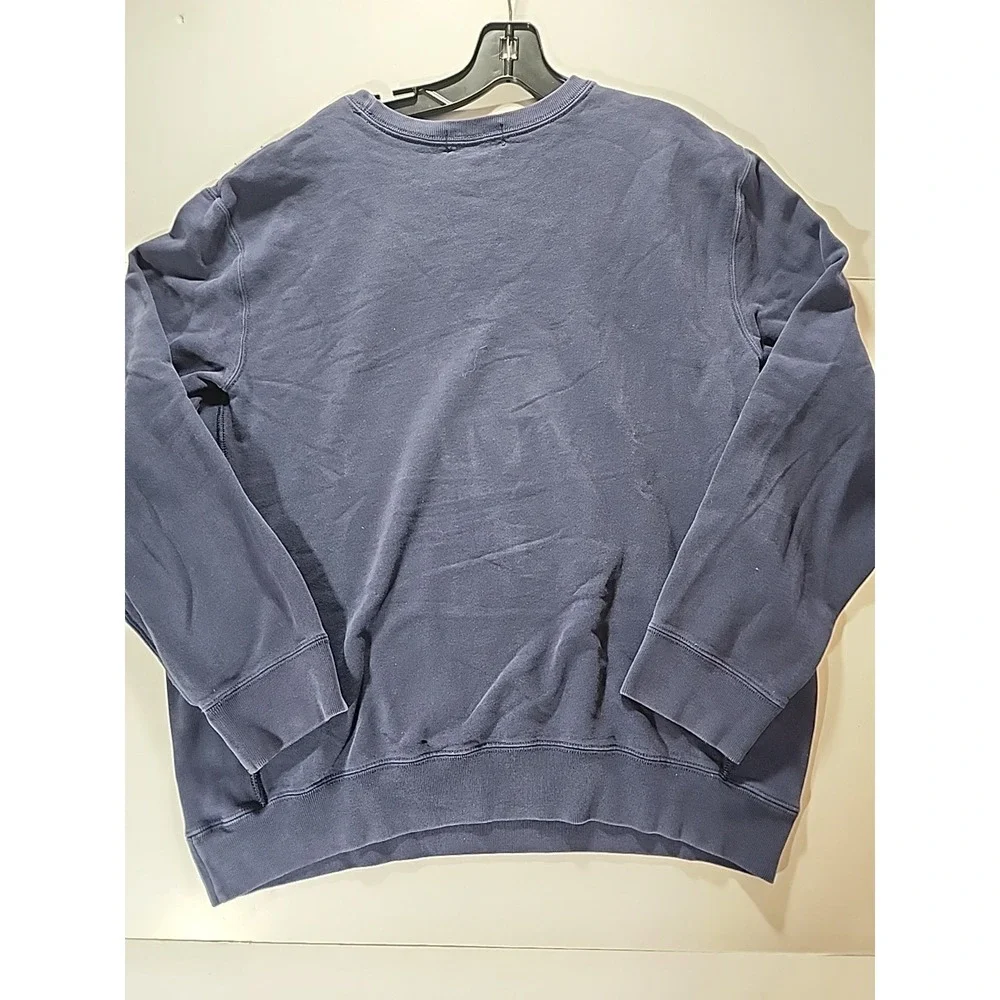 VTG Polo Ralph Lauren Sweatshirt Mens XL‎ Blue Crewneck V-Stitch 90s Blue Tag